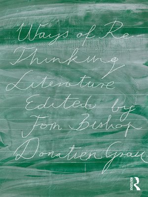 cover image of Ways of Re-Thinking Literature